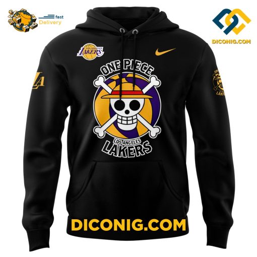 NBA Los Angeles Lakers Hoodie Set Custom One Piece Black