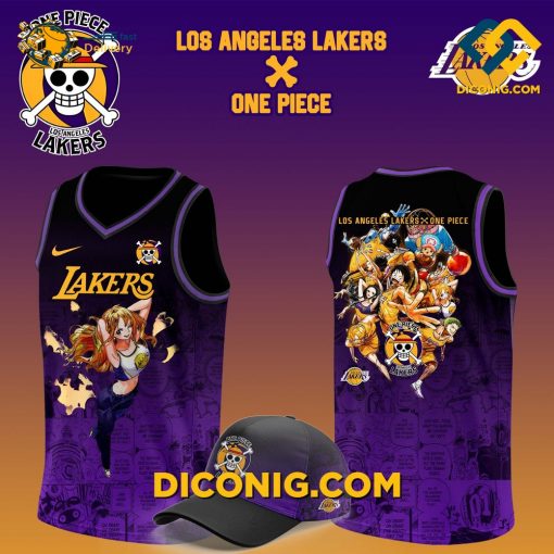 NBA Los Angeles Lakers Nami One Piece Basketball Jersey