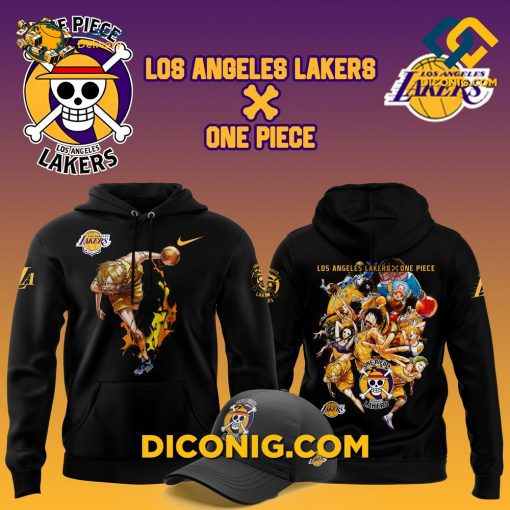 NBA Los Angeles Lakers Sanji One Piece Hoodie Set Custom