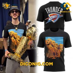 NBA Oklahoma City Thunder T-Shirt Custom Alex Caruso Mt Rushmore