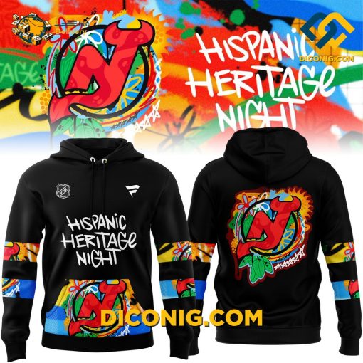 NHL New Jersey Devils Hispanic Heritage Night Hoodie Custom Shirt