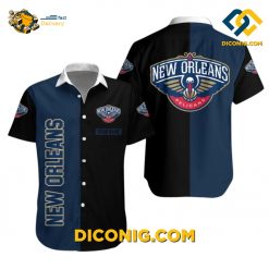 NBA New Orleans Pelicans Hawaiian Shirt Custom Split Style