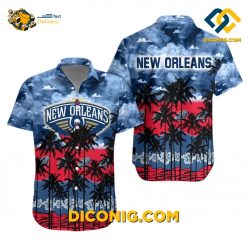 NBA New Orleans Pelicans Hawaiian Shirt Custom Sunset Shore