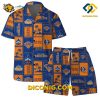 NBA New York Knicks Hawaiian Shirt Custom Island Grid