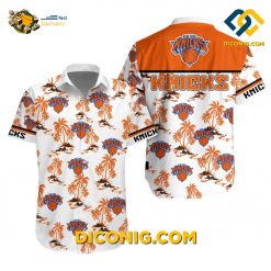 NBA New York Knicks Hawaiian Shirt Custom Paradise Hoop