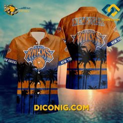 NBA New York Knicks Hawaiian Shirt Custom Tropical Bliss