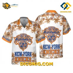 NBA New York Knicks Hawaiian Shirt Custom Tropical Slam