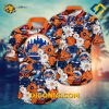 MLB New York Mets Hawaiian Shirt Custom Baseball & Blooms