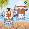 MLB New York Mets Hawaiian Shirt Custom Coastal Escape