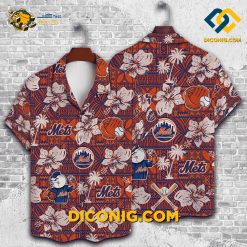 MLB New York Mets Hawaiian Shirt Custom Freedom Vibes
