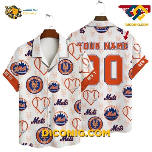 MLB New York Mets Hawaiian Shirt Custom Game Day Getaway