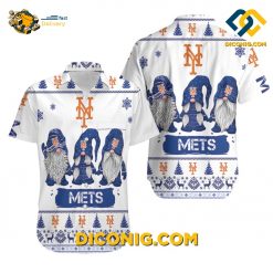 MLB New York Mets Hawaiian Shirt Custom Gnomes Coastal Chill