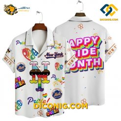 MLB New York Mets Hawaiian Shirt Custom Happy Pride Month