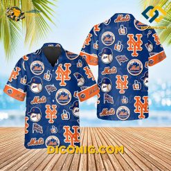 MLB New York Mets Hawaiian Shirt Custom Island Adventure