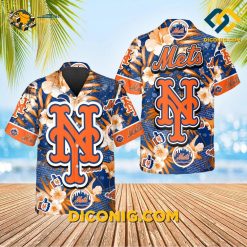 MLB New York Mets Hawaiian Shirt Custom Island Breeze