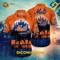MLB New York Mets Hawaiian Shirt Custom Island Vibes