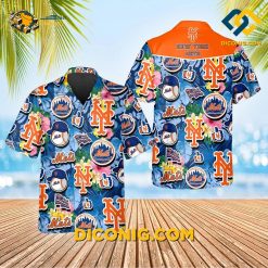 MLB New York Mets Hawaiian Shirt Custom Ocean Breeze