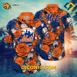 MLB New York Mets Hawaiian Shirt Custom Paradise Play