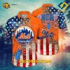 MLB New York Mets Hawaiian Shirt Custom Red White