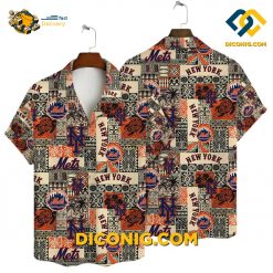 MLB New York Mets Hawaiian Shirt Custom Seaside Escape