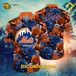 MLB New York Mets Hawaiian Shirt Custom Summer Escape