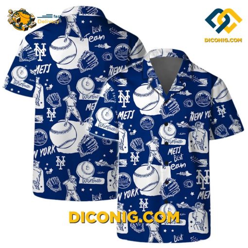 MLB New York Mets Hawaiian Shirt Custom Summer Splash