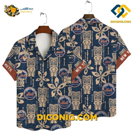MLB New York Mets Hawaiian Shirt Custom Summer Swing