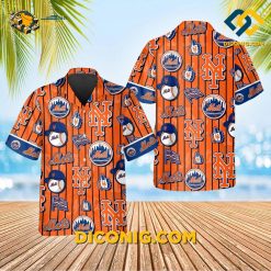 MLB New York Mets Hawaiian Shirt Custom Summer Waves