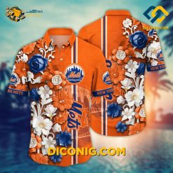 MLB New York Mets Hawaiian Shirt Custom Sunset Dream