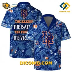MLB New York Mets Hawaiian Shirt Custom The Harder The Battle The Sweater The Victory