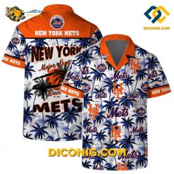 MLB New York Mets Hawaiian Shirt Custom Tropic Stars