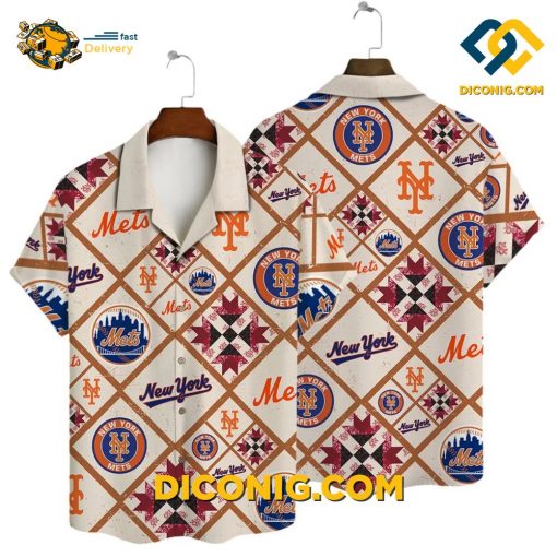 MLB New York Mets Hawaiian Shirt Custom Tropical All-Star