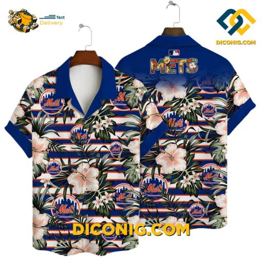 MLB New York Mets Hawaiian Shirt Custom Tropical Dream