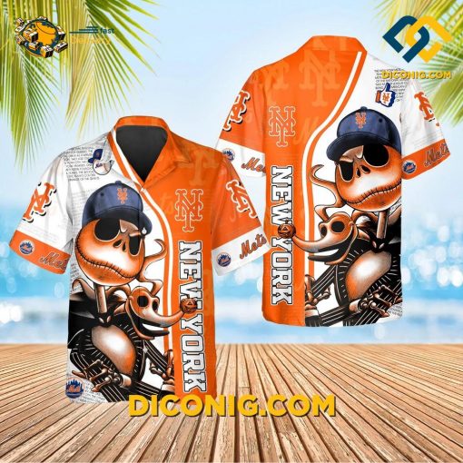 MLB New York Mets Tropical Escape Hawaiian Shirt