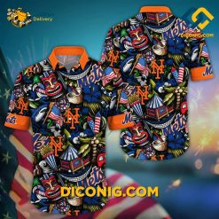 MLB New York Mets Hawaiian Shirt Custom Tropical Fanatics
