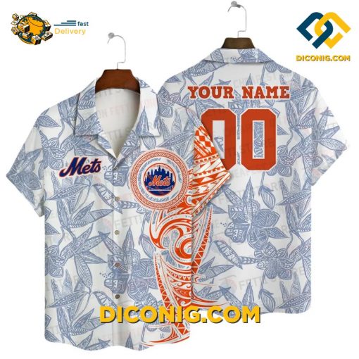 MLB New York Mets Hawaiian Shirt Custom Tropical Game Day