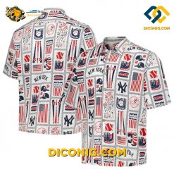 new york yankees hawaiian shirt americana celebration