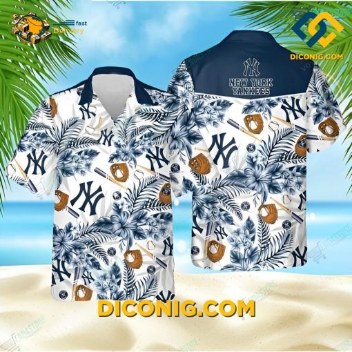 MLB New York Yankees Hawaiian Shirt Custom Baseball Essentials