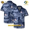 MLB New York Yankees Hawaiian Shirt Custom Blue Mosaic