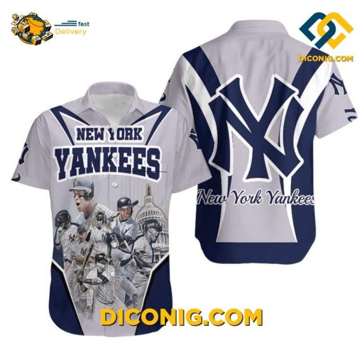 MLB New York Yankees Hawaiian Shirt Custom Capitol Moments