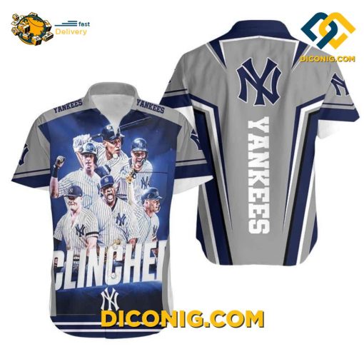 MLB New York Yankees Hawaiian Shirt Custom Clinch Celebration