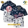 MLB New York Yankees Hawaiian Shirt Custom Coastal Logo