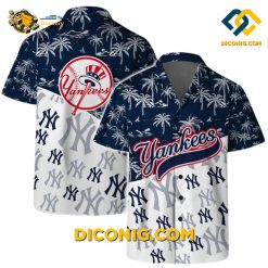 new york yankees hawaiian shirt coastal logo