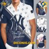 MLB New York Yankees Hawaiian Shirt Custom Diagonal Stripes