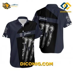 MLB New York Yankees Hawaiian Shirt Custom Monster Energy