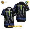 MLB New York Yankees Hawaiian Shirt Custom Monster Energy Burst