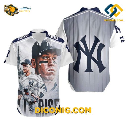 MLB New York Yankees Hawaiian Shirt Custom Rise to the Top