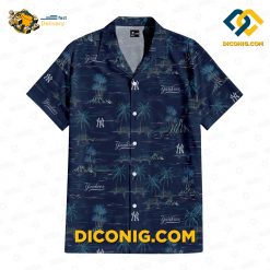 new york yankees hawaiian shirt summer island