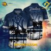 MLB New York Yankees Hawaiian Shirt Custom Sunset island view