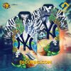 MLB New York Yankees Hawaiian Shirt Custom Sunset Surf Bug
